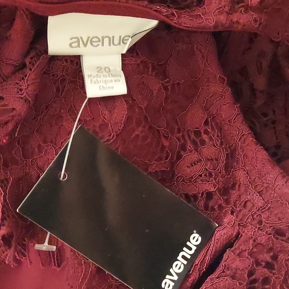 AVENUE PLUS SIZE ESTELLA Lace Maxi Dress - Picture 7 of 7